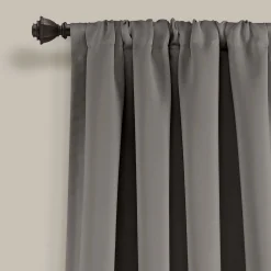 Insulated Rod Pocket Blackout Curtain Panel Set