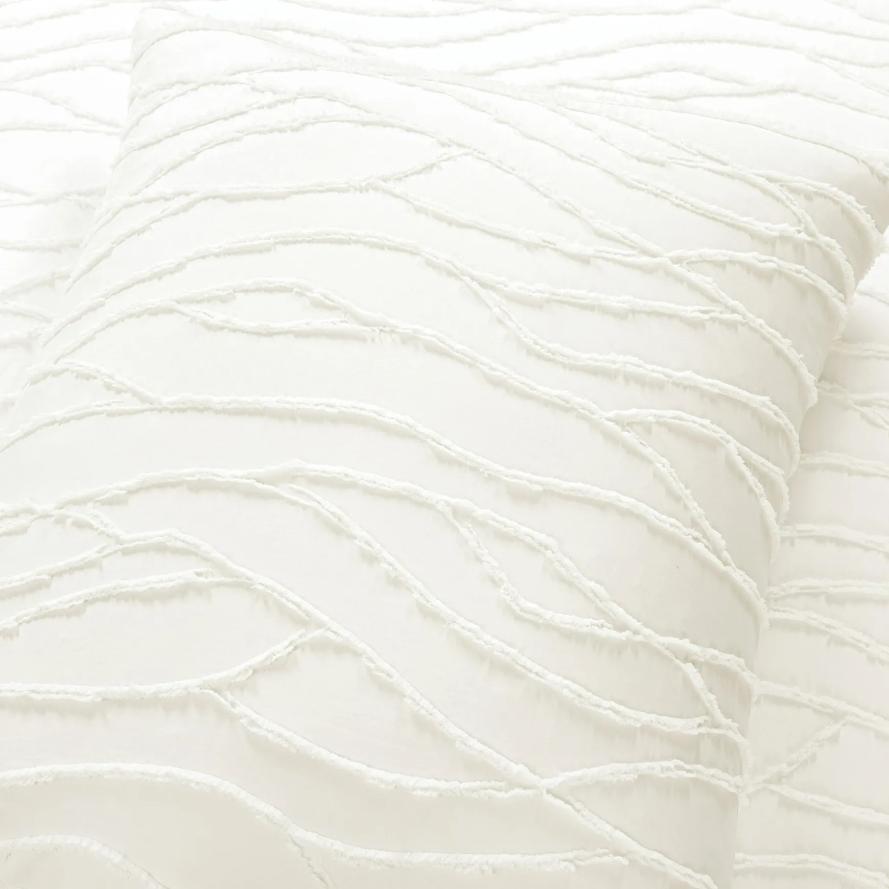 Jacquard Wave Duvet Cover 3 Piece Set