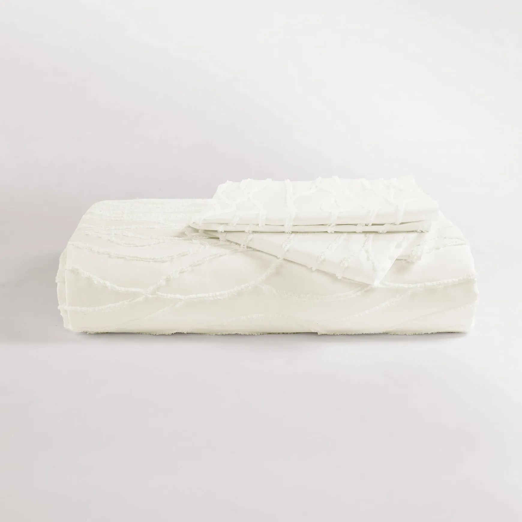 Jacquard Wave Duvet Cover 3 Piece Set