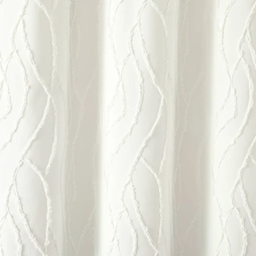 Jacquard Wave Shower Curtain