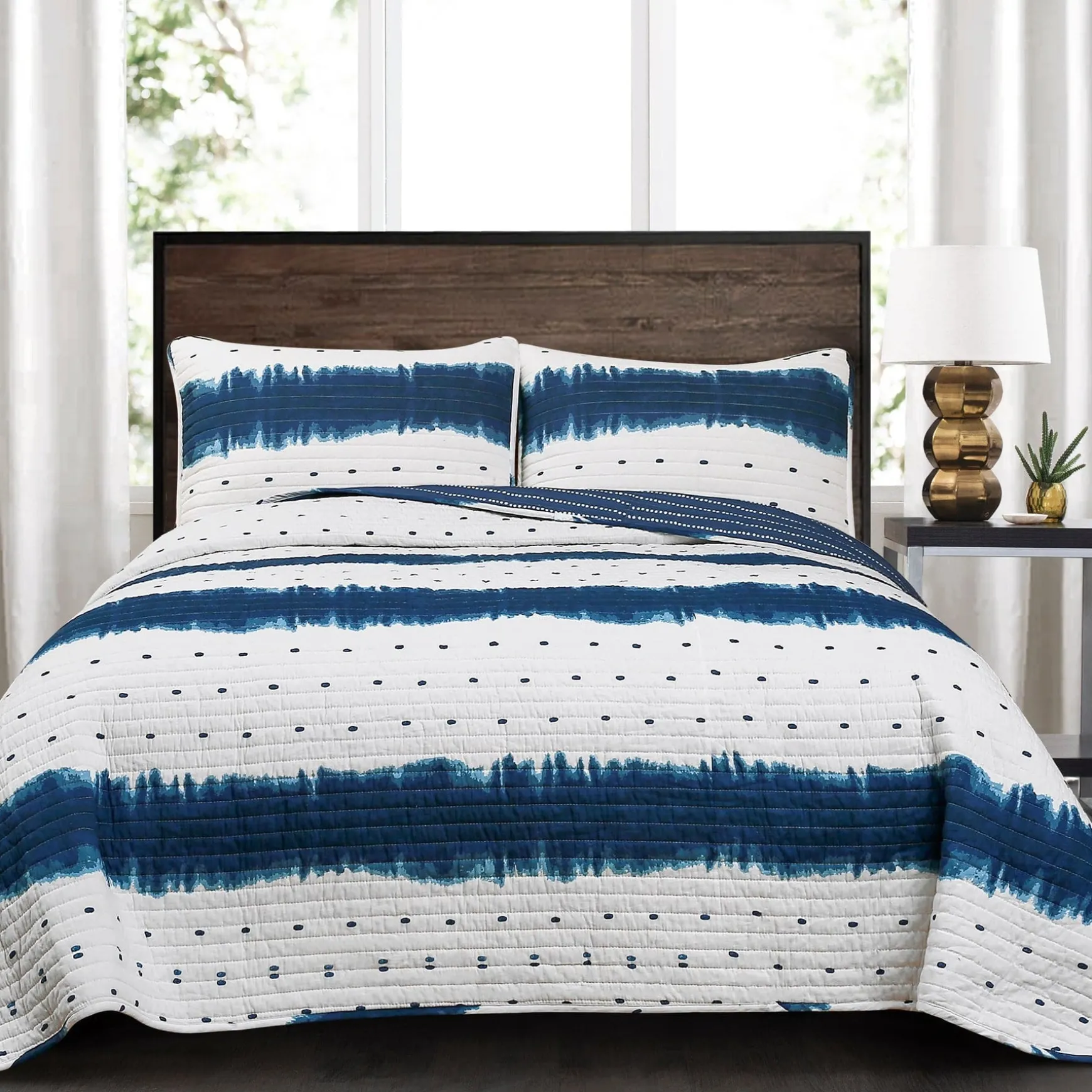 Jane Shibori 3 Piece Quilt Set