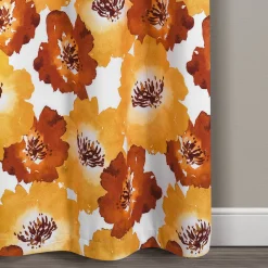 Julie Floral Insulated Grommet Blackout Window Curtain Panel Set