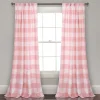 Kelly Checker Light Filtering Window Curtain Panel Set