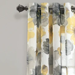 Leah Sheer Window Curtain Panel Set