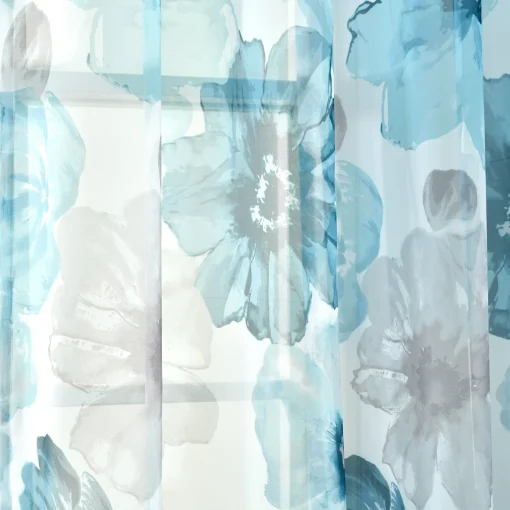 Leah Sheer Window Curtain Panel Set