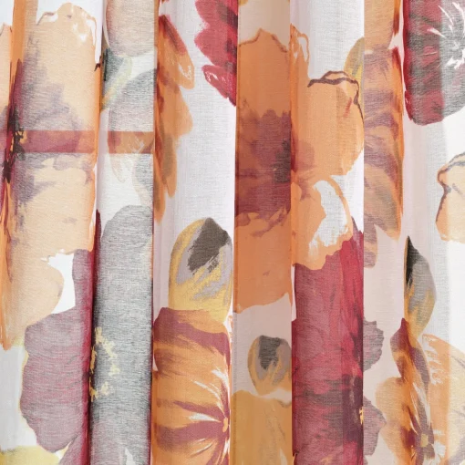 Leah Sheer Window Curtain Panel Set