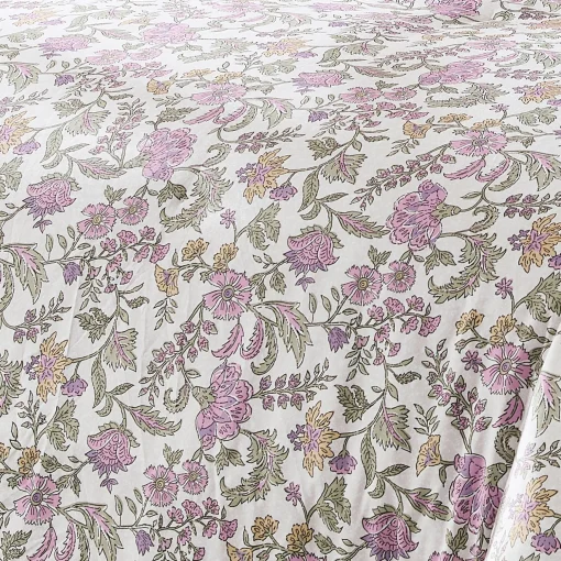 Lillian Block Print Reversible Comforter Set 5Pc