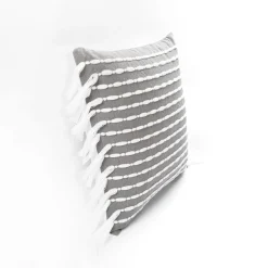 Linear Tassel Decorative Pillow