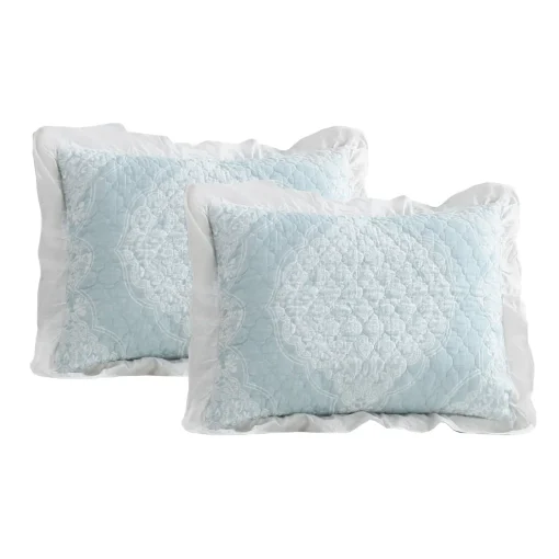 Lucianna Ruffle Edge Cotton Bedspread Set