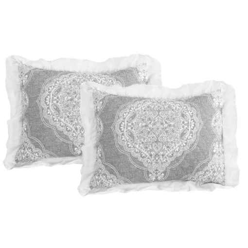 Lucianna Ruffle Edge Cotton Bedspread Set