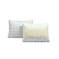 Medallion Ombre Reversible Quilt 3 Piece Set