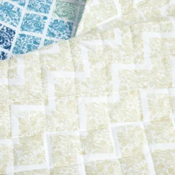 Medallion Ombre Reversible Quilt 3 Piece Set
