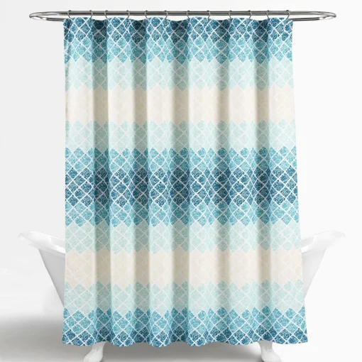 Medallion Ombre Shower Curtain