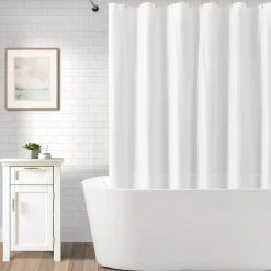 Mildew-Resistant Shower Curtain Liner