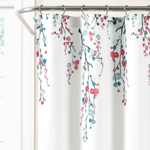 Mirabelle Watercolor Floral Shower Curtain