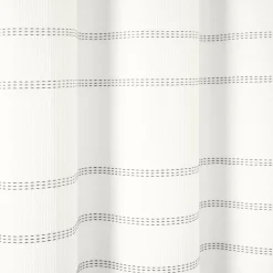 Modern Galaxy Waffle Woven Cotton Blend Shower Curtain