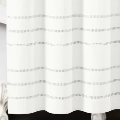 Modern Galaxy Waffle Woven Cotton Blend Shower Curtain