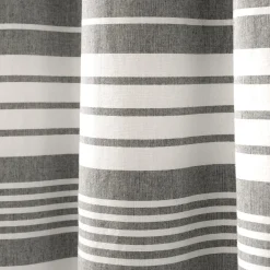 Nantucket Yarn Dyed Tassel Fringe Shower Curtain