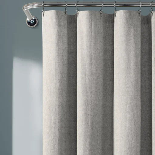 Nantucket Yarn Dyed Tassel Fringe Shower Curtain