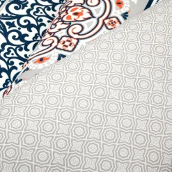 Nesco Stripe Cotton Duvet Cover 3 Piece Set