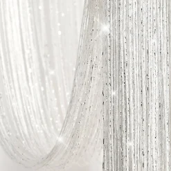 Night Sky String Thread Window Curtain Panel