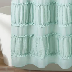 Nova Ruffle Shower Curtain