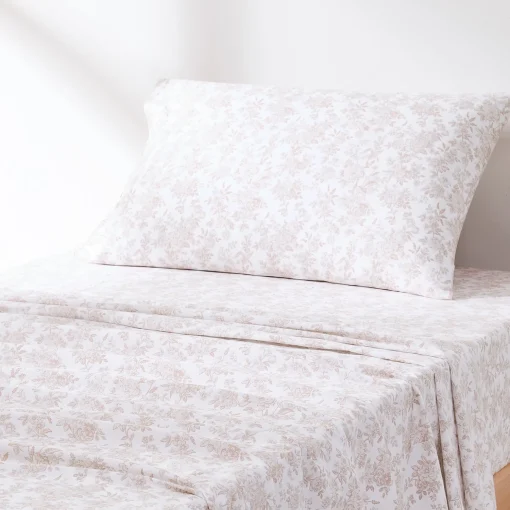 Peony Toile Cotton Sheet Set
