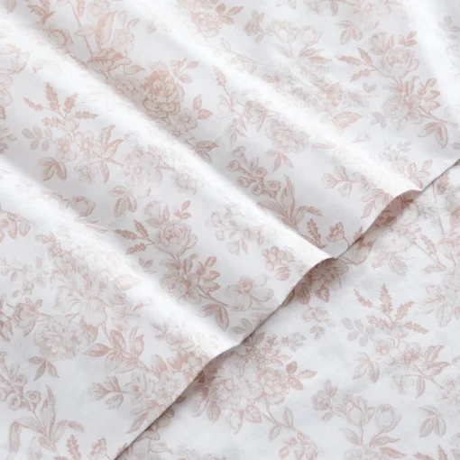 Peony Toile Cotton Sheet Set