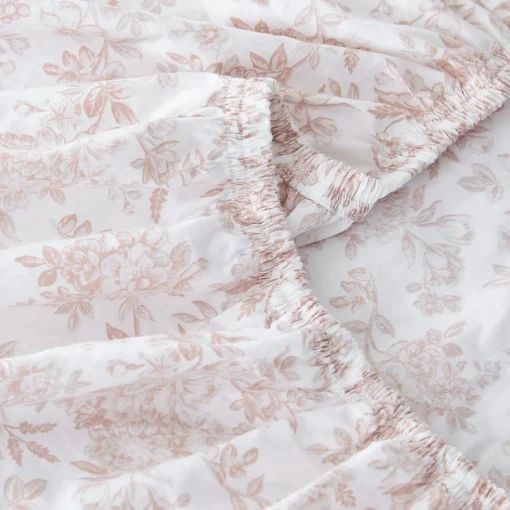 Peony Toile Cotton Sheet Set
