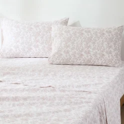Peony Toile Cotton Sheet Set