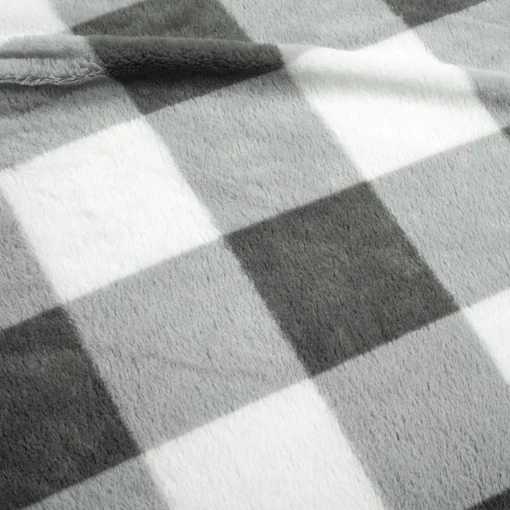 Plaid Ultra Soft Faux Fur All Season Comforter Set
