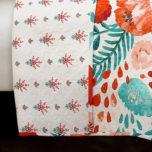 Poppy Garden Quilt 3 Piece Set