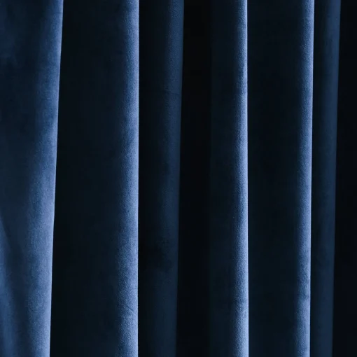 Prima Velvet Solid Grommet Light Filtering Window Curtain Panel Set
