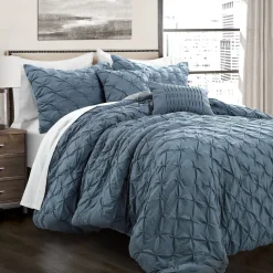 Ravello Pintuck 5 Piece Comforter Set