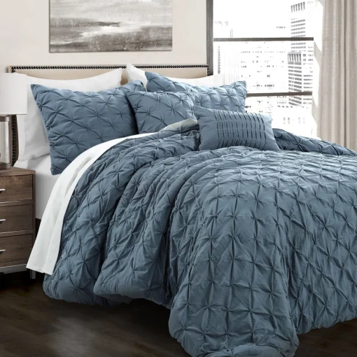 Ravello Pintuck 5 Piece Comforter Set