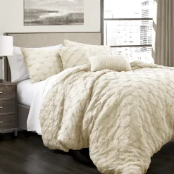 Ravello Pintuck 5 Piece Comforter Set
