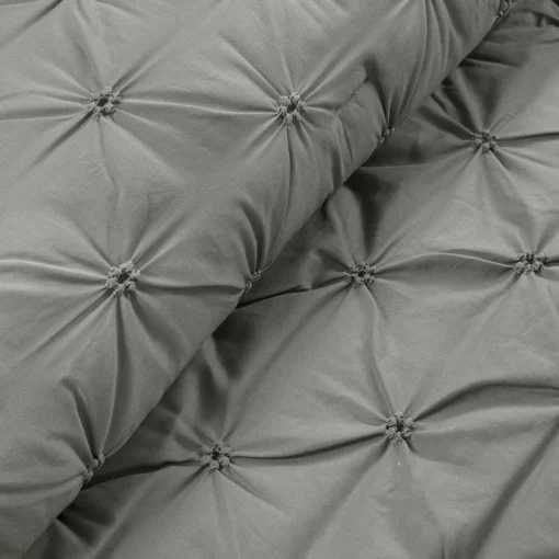 Ravello Pintuck Cotton Comforter 3 Piece Set
