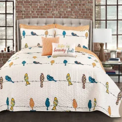 Rowley Birds Quilt 7 Piece Set