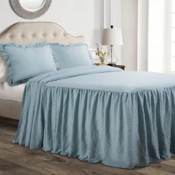 Ruffle Skirt Bedspread Set