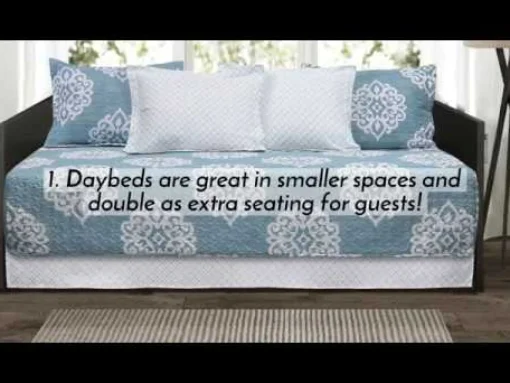Ruffle Skirt Daybed Cover 5 Piece Set
