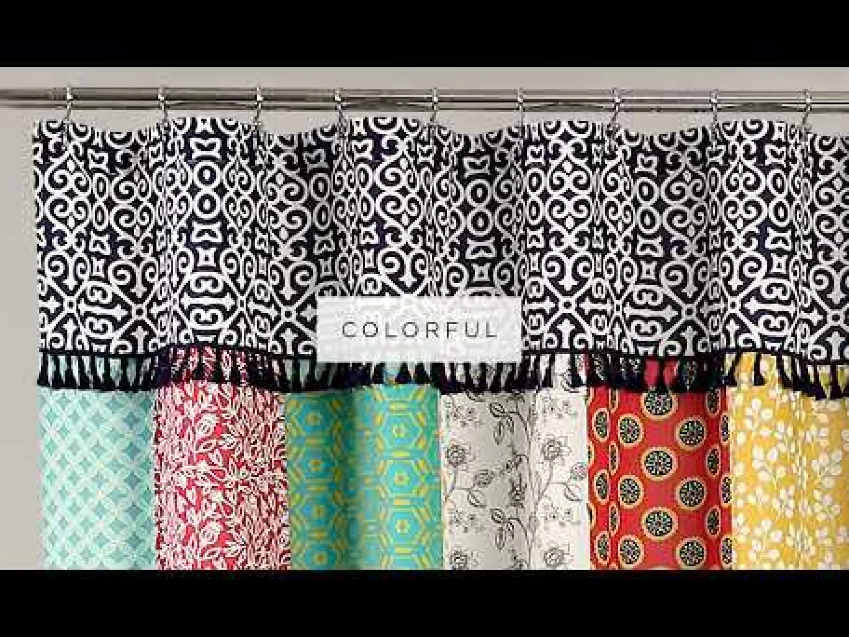 Scroll Medallion Shower Curtain