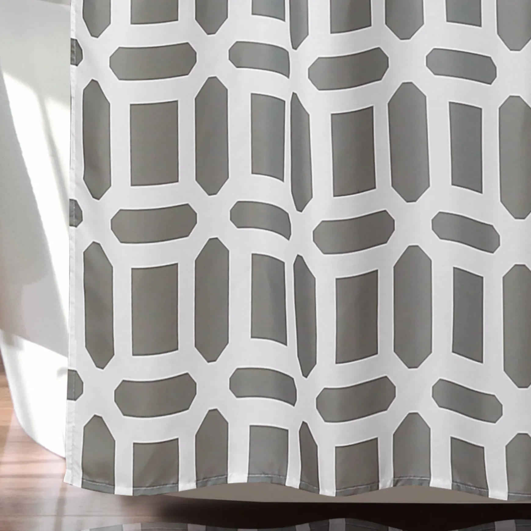 Sequoia Geo Shower Curtain