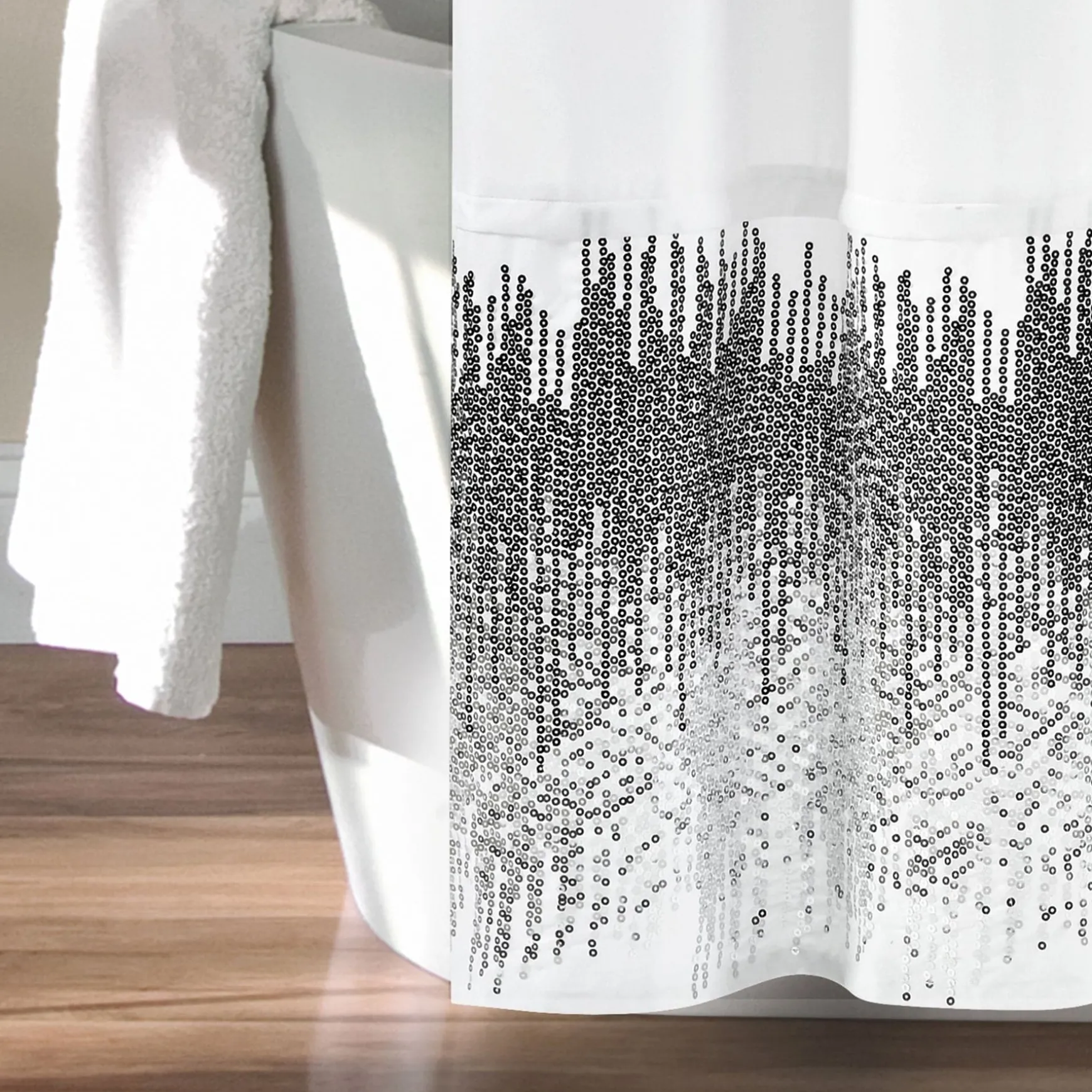Shimmer Sequins Shower Curtain