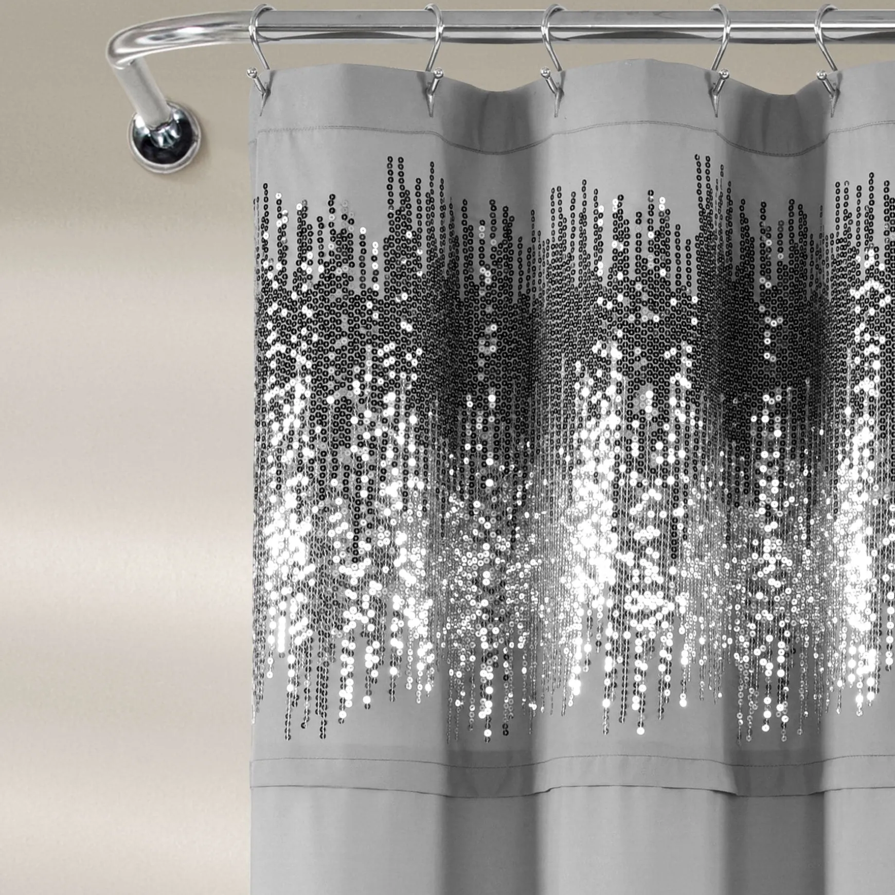 Shimmer Sequins Shower Curtain