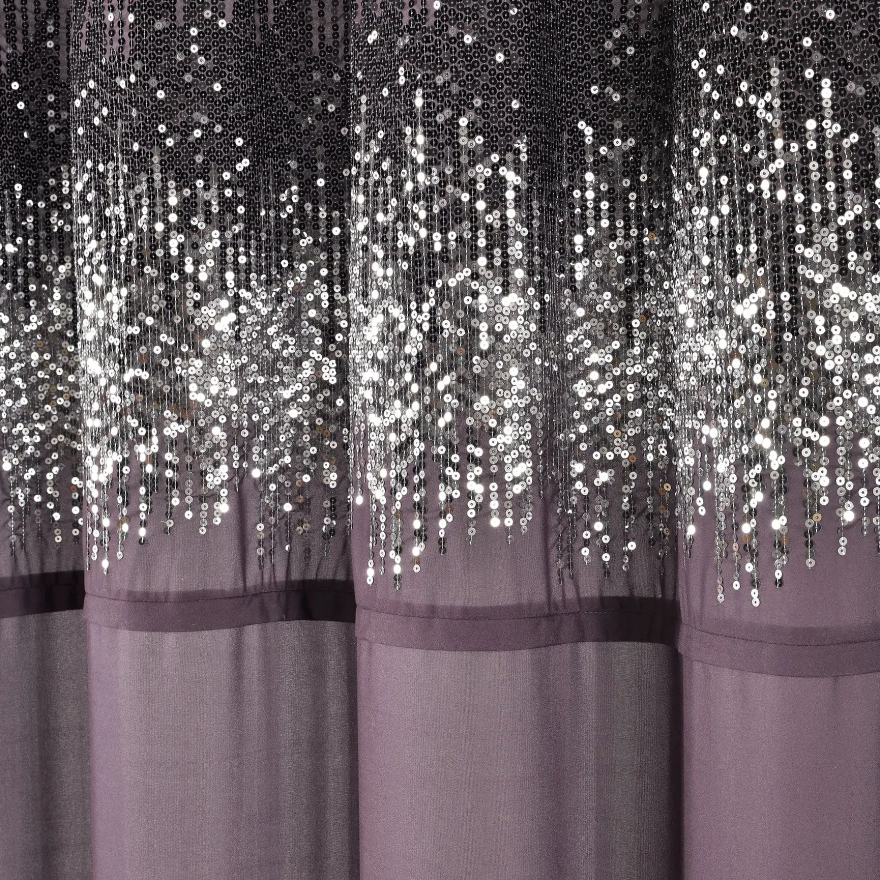 Shimmer Sequins Shower Curtain