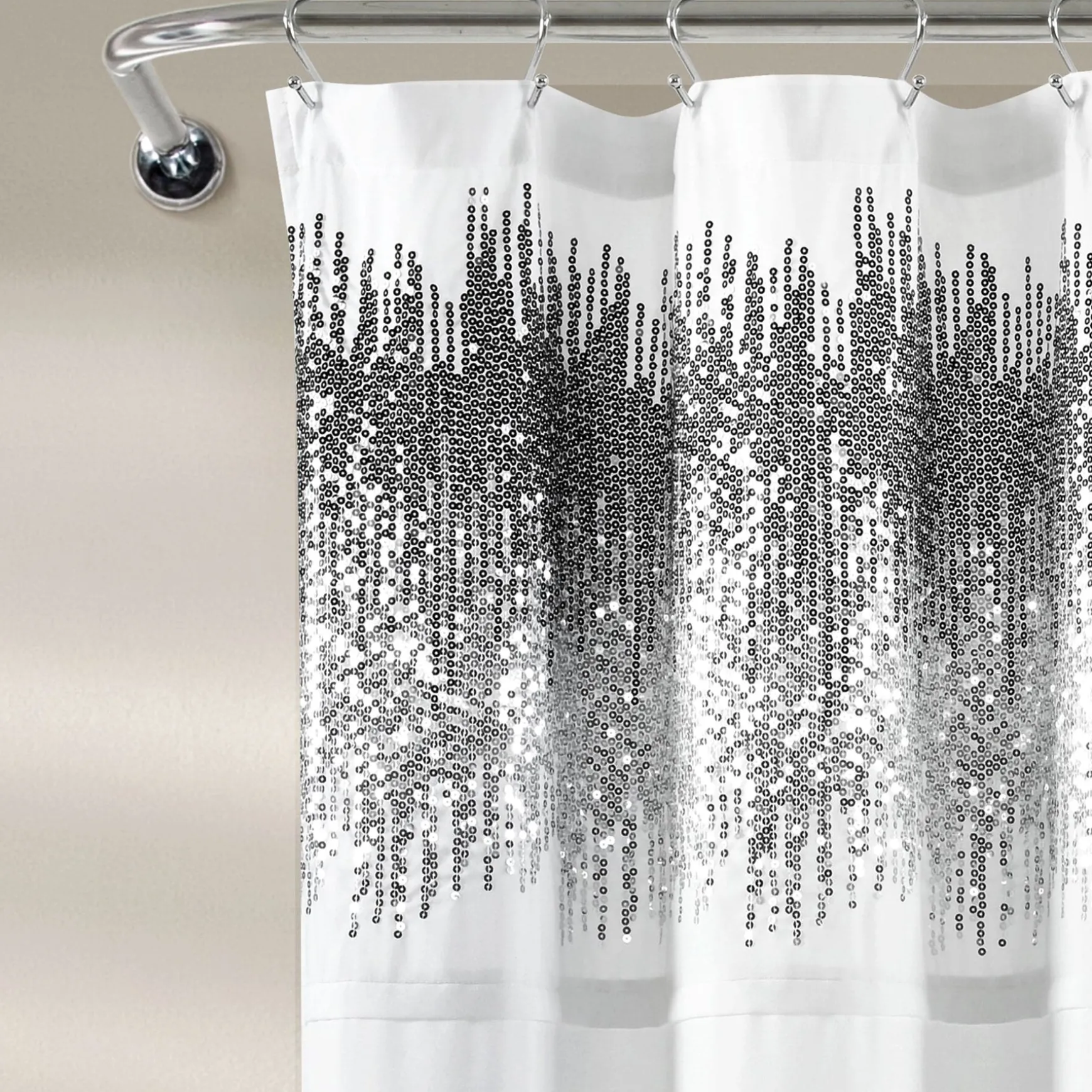 Shimmer Sequins Shower Curtain