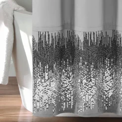 Shimmer Sequins Shower Curtain