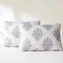 Sofia Flower Block Bouquet Reversible Quilt 6Pc Set
