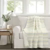 Solange Stripe Kantha Pick Stitch Yarn Dyed Cotton Woven Throw
