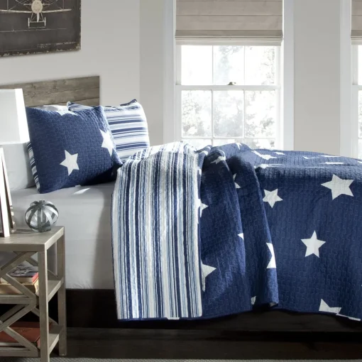 Star 2 Piece Quilt Set Twin Size